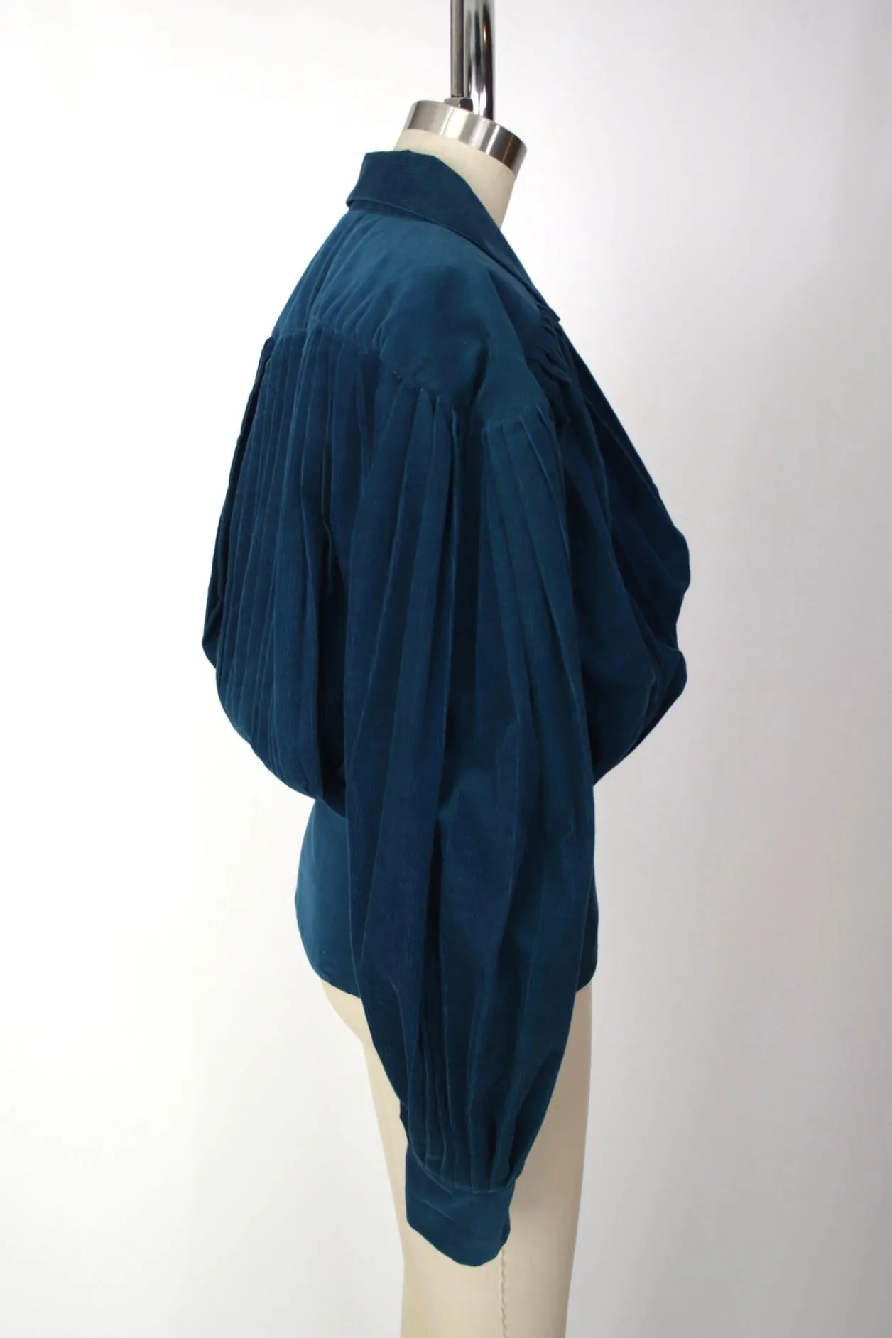 Norma Kamali Corduroy Pleated Jacket