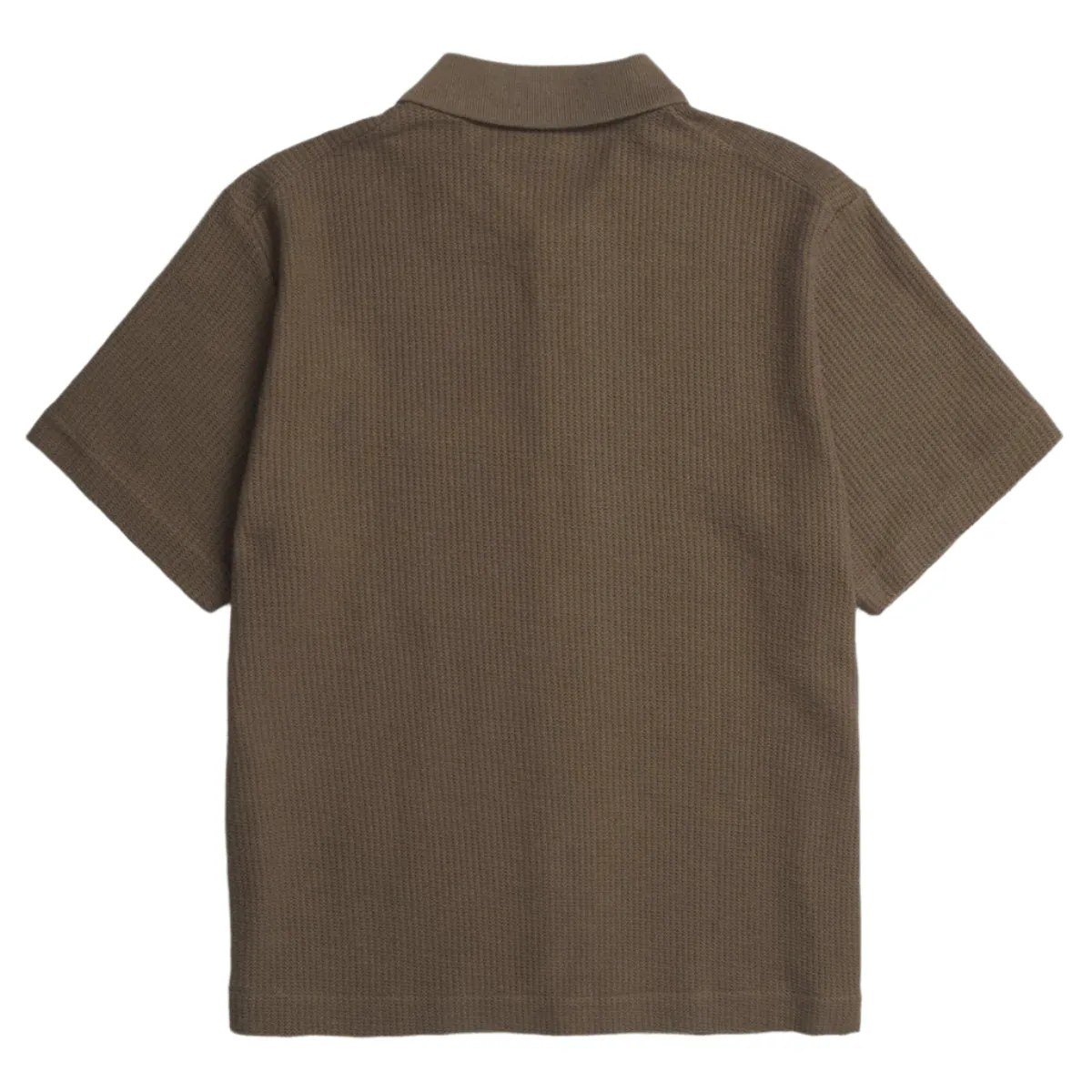 Norse Projects Gustav Crochet Jersey Shirt Chestnut