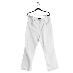 NWOT Banana Republic High Rise Frayed Hem Boot Cut  Jeans In Color Pure White