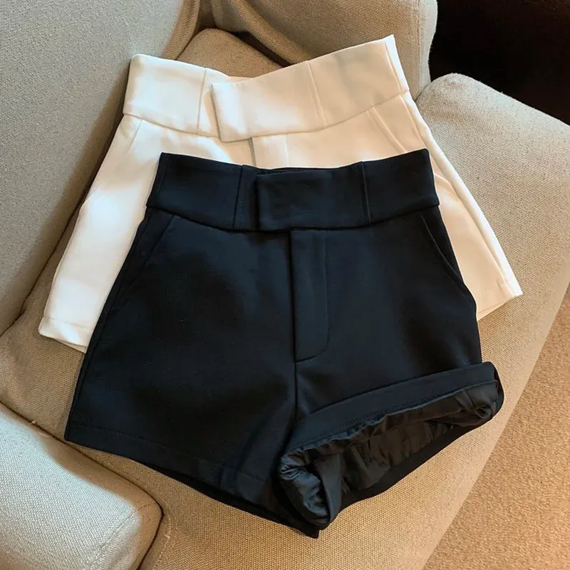 Obsidian PhoenixHarajuku-Inspired High-Waisted A-Line Shorts