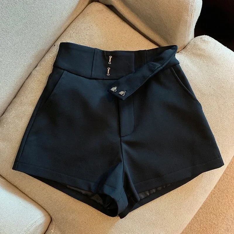 Obsidian PhoenixHarajuku-Inspired High-Waisted A-Line Shorts