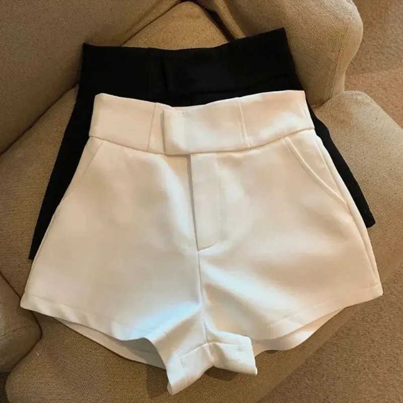 Obsidian PhoenixHarajuku-Inspired High-Waisted A-Line Shorts