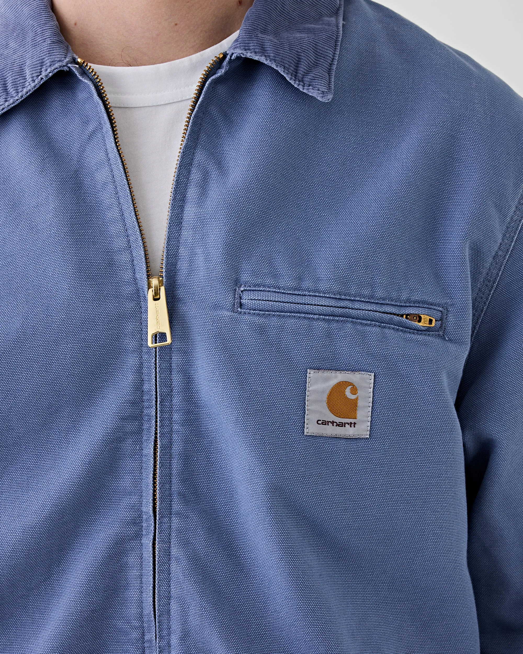 OG Detroit Jacket Bay Blue Aged Canvas