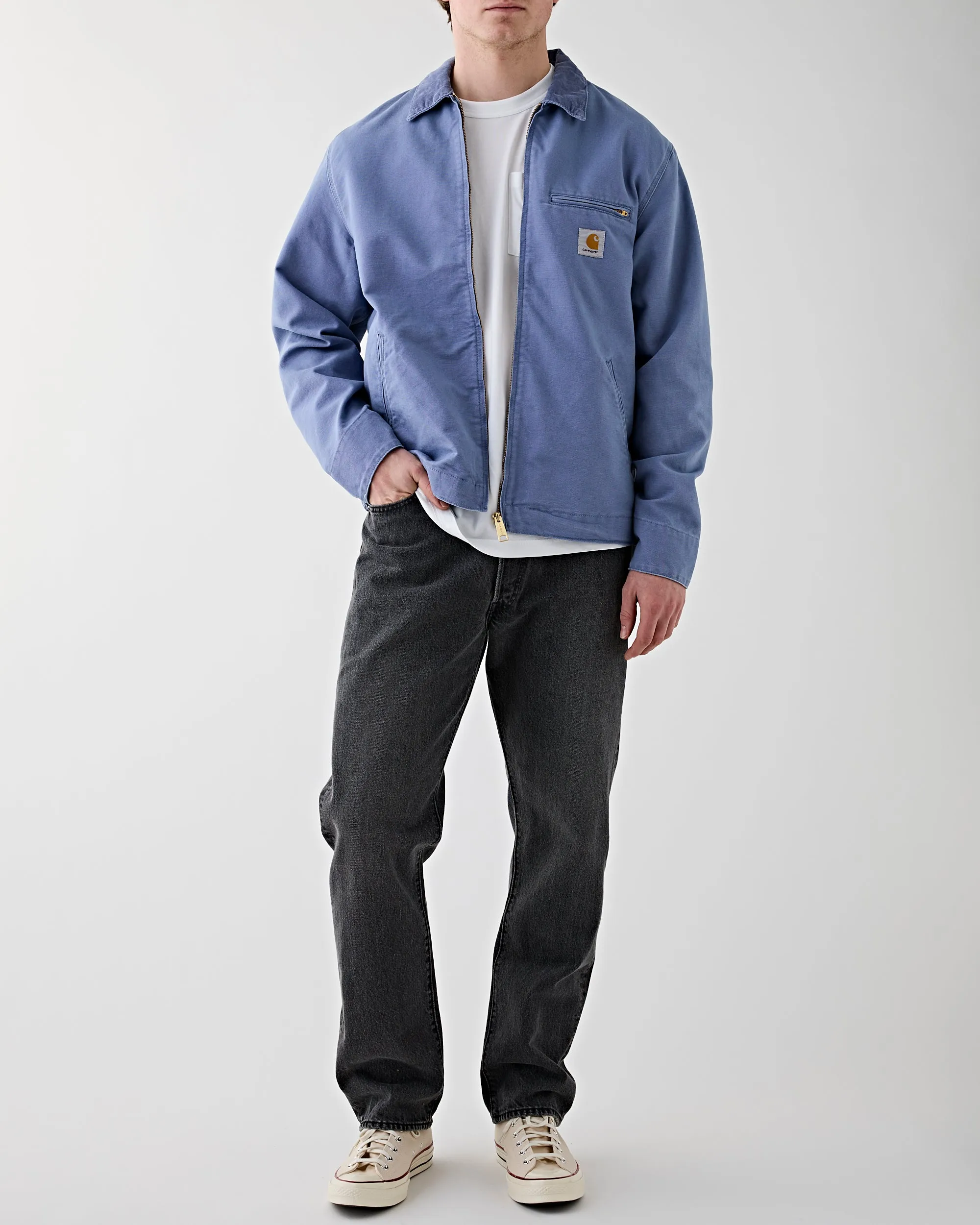OG Detroit Jacket Bay Blue Aged Canvas