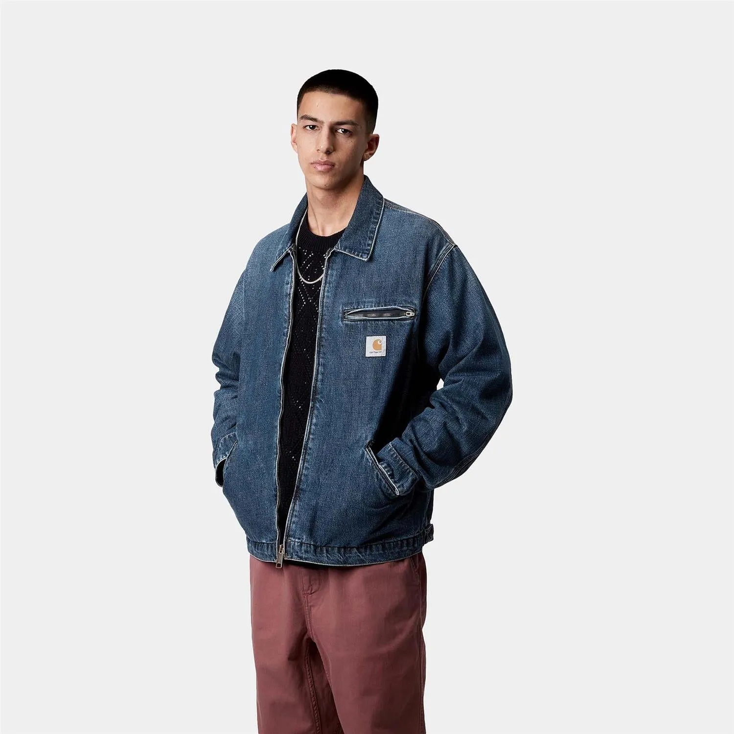 OG Detroit Jacket -Blue (dark used wash)