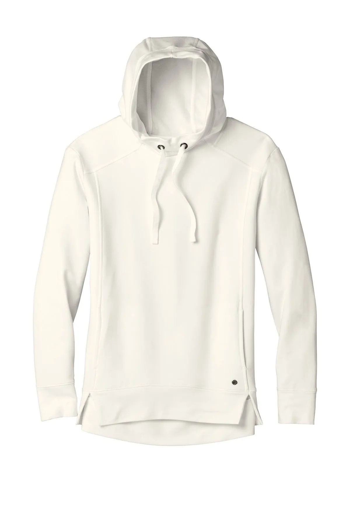 OGIO  Women's Luuma Pullover Fleece Hoodie. LOG810 Ivory Snow