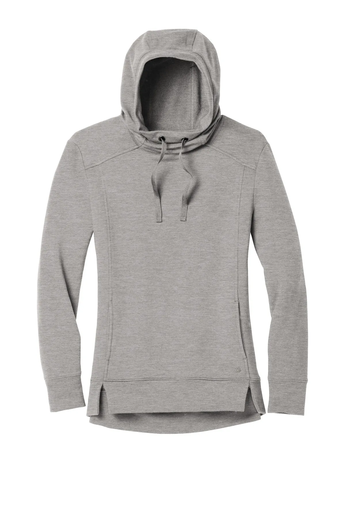 OGIO  Women's Luuma Pullover Fleece Hoodie. LOG810 Petrol Grey Heather