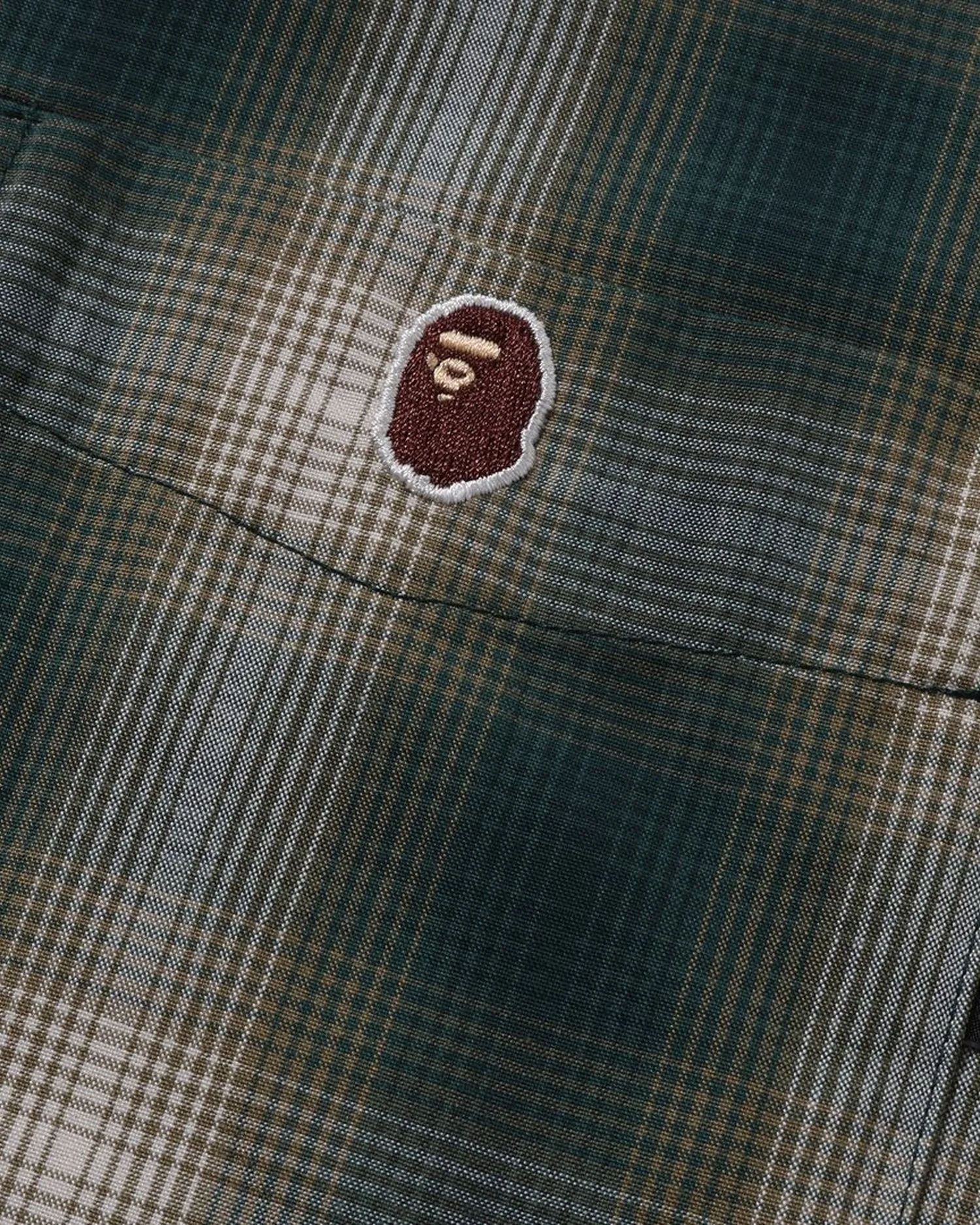 Ombre Check Relaxed Fit Ss Shirt