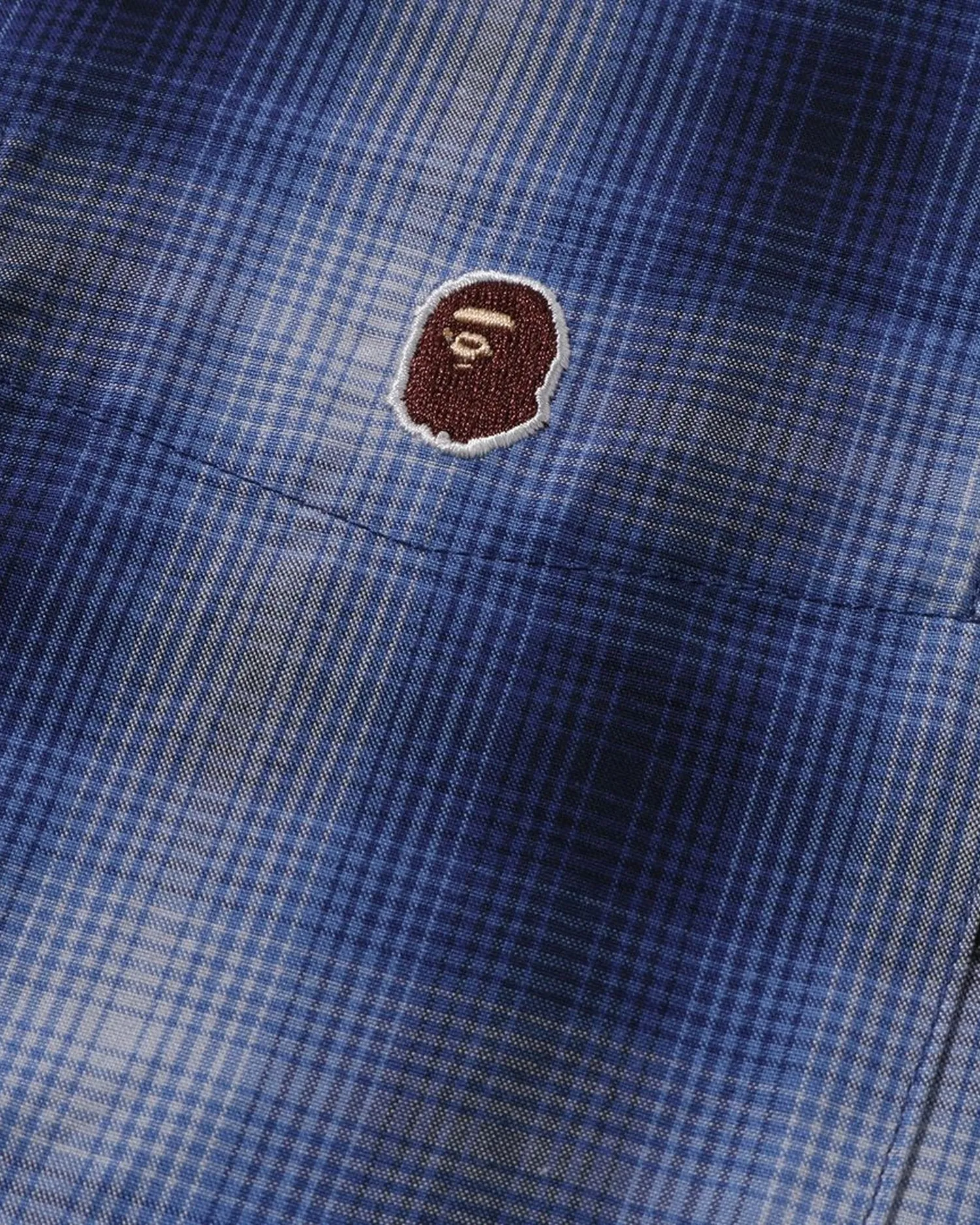Ombre Check Relaxed Fit Ss Shirt