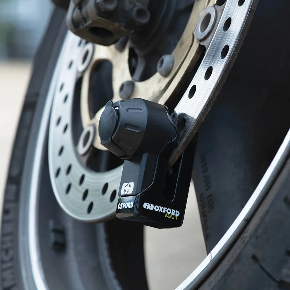 Oxford Mini T Disc Lock Black