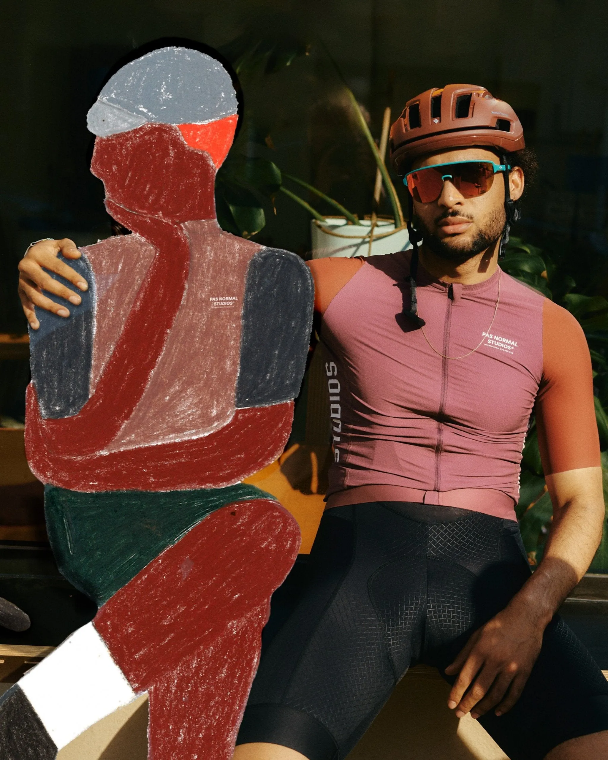 Pas Normal Studios - Midsummer Jersey - Dusty Red Sleeve