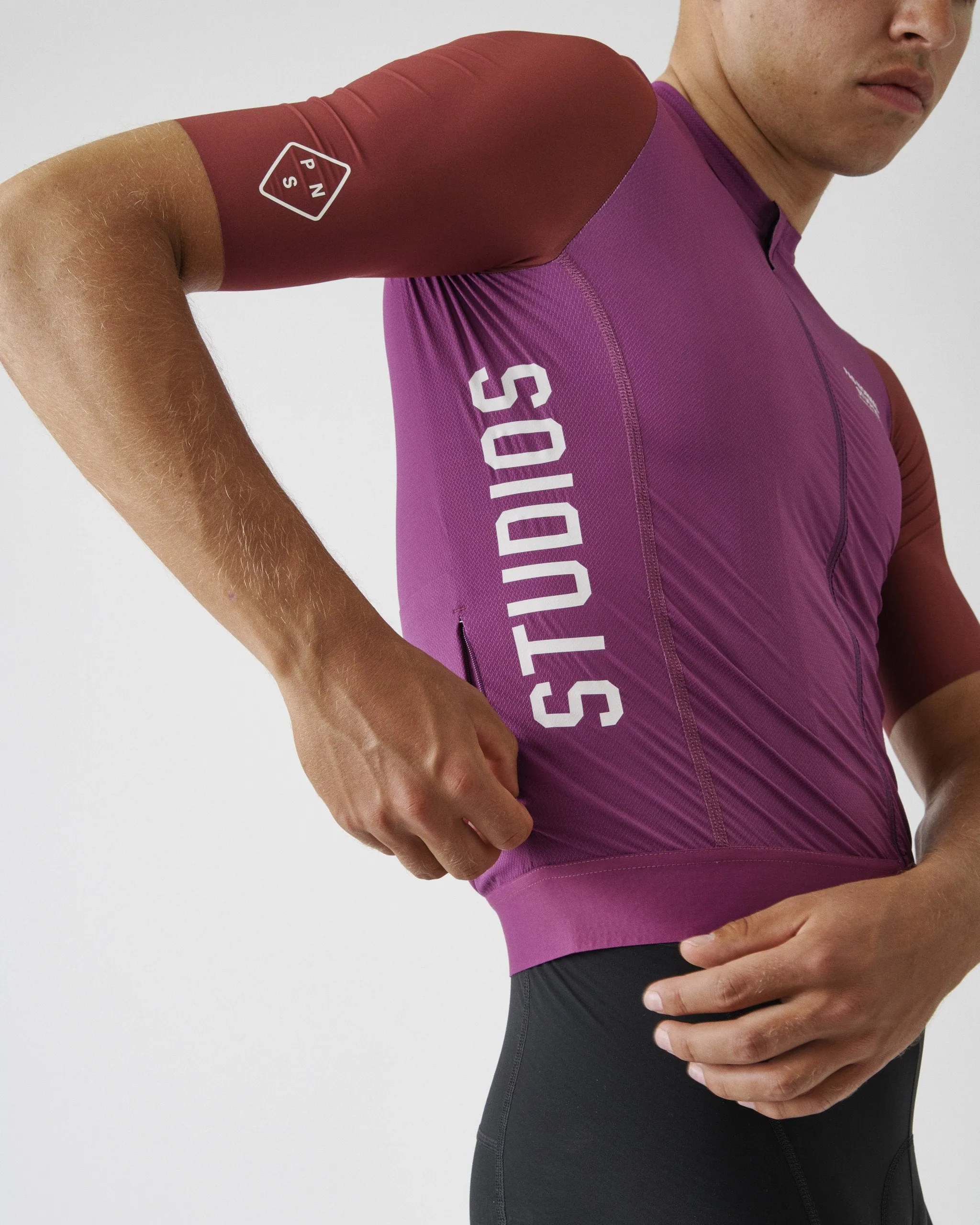 Pas Normal Studios - Midsummer Jersey - Dusty Red Sleeve