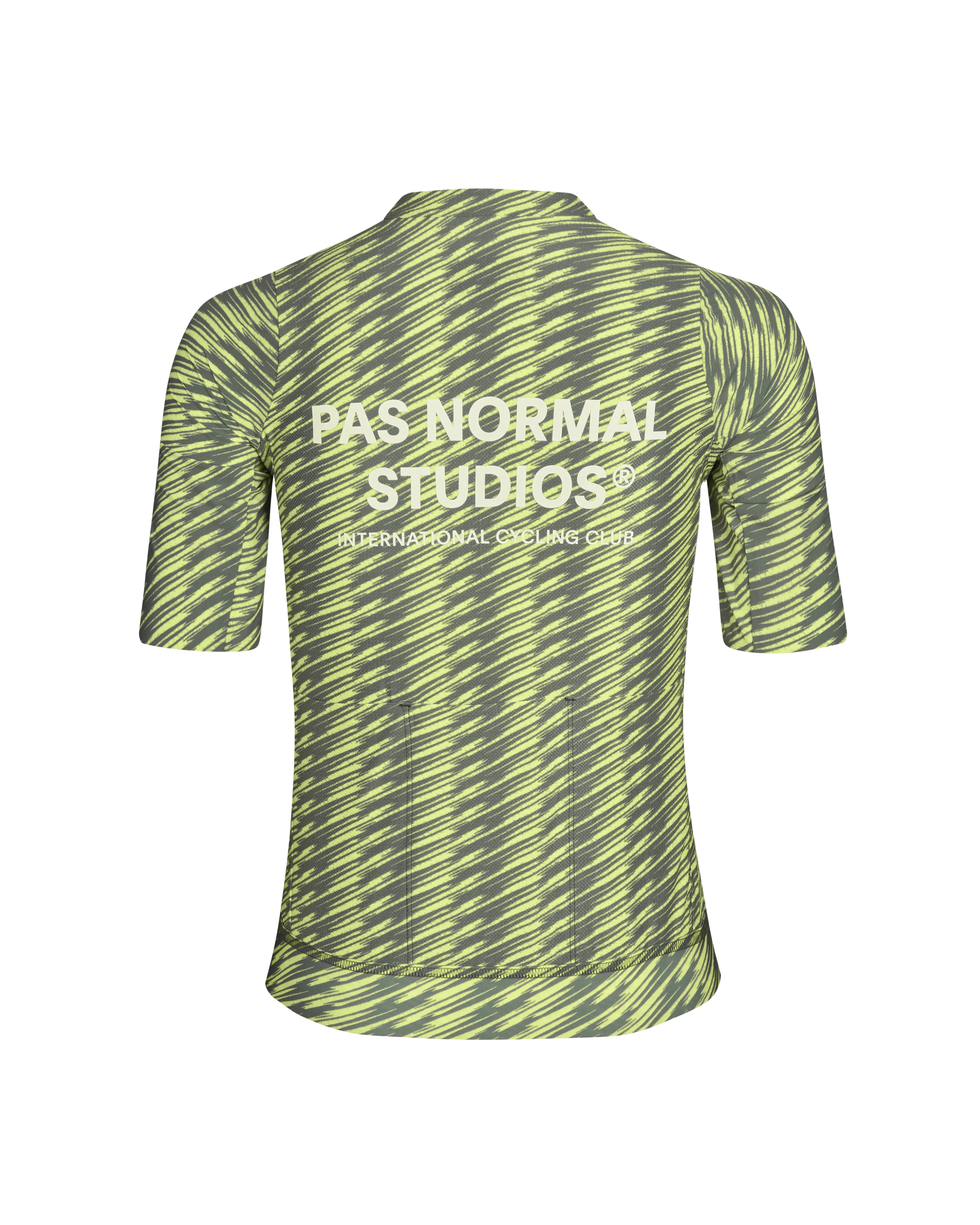 Pas Normal Studios - Women's Solitude Jersey - Dark Moss/Lime Green
