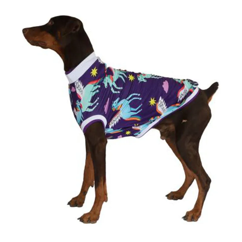 Pawsindia Unicorn T-Shirt For Dog, Purple