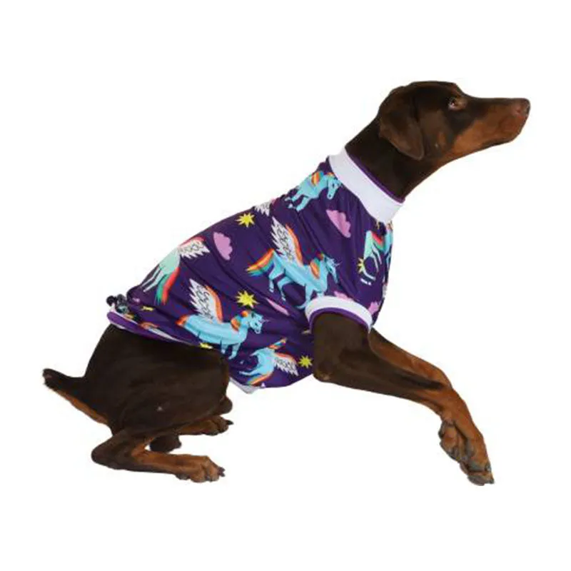 Pawsindia Unicorn T-Shirt For Dog, Purple