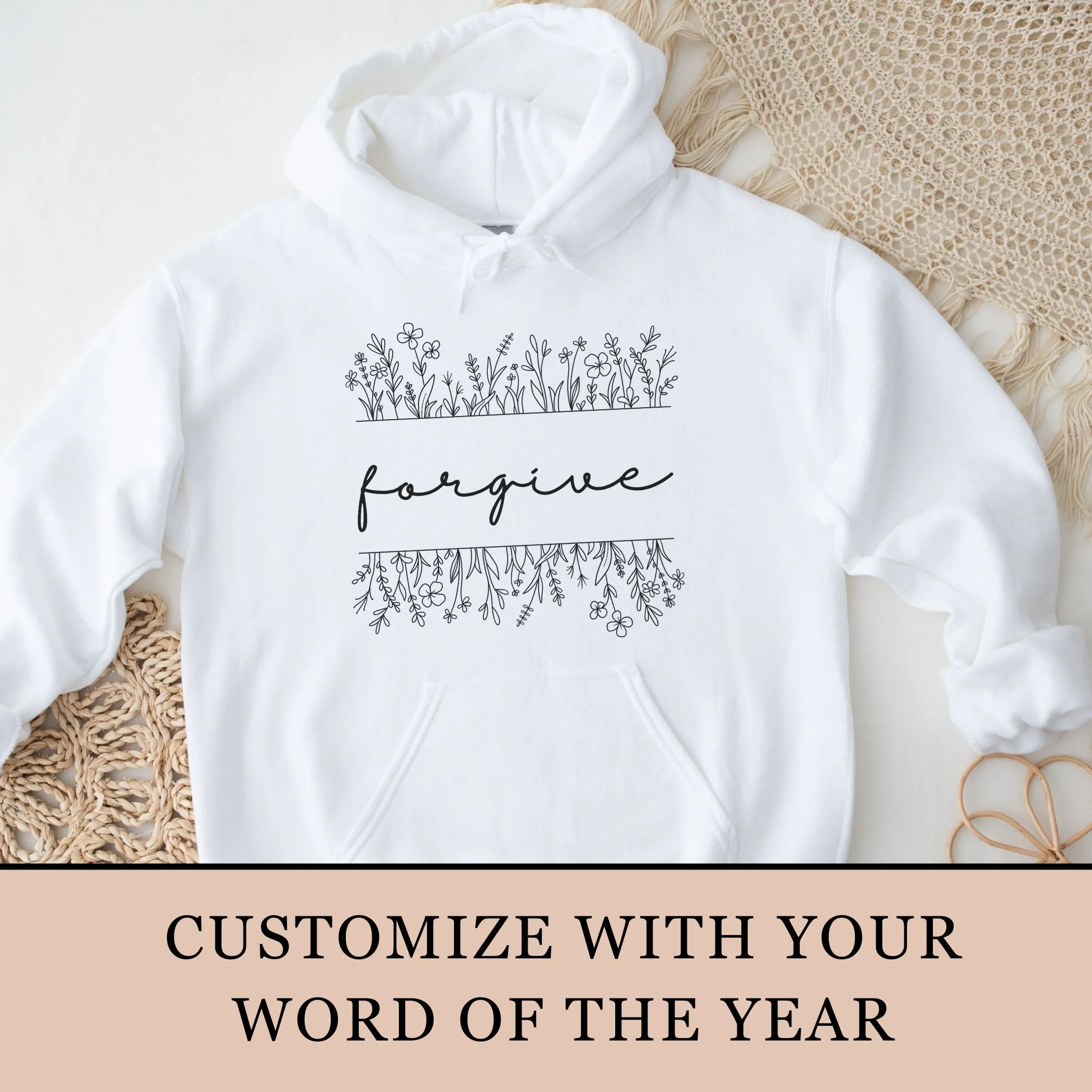 Personalized Word of the Year Hoodie