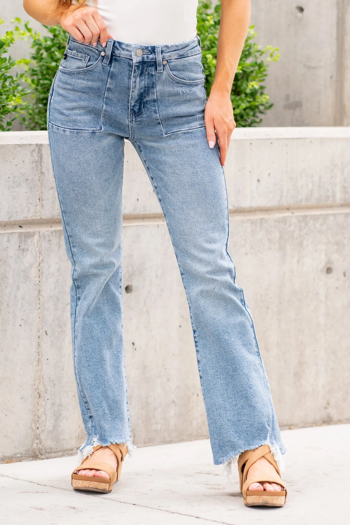 Petite Hawthorn High Rise Flare Regular & Plus Sizes