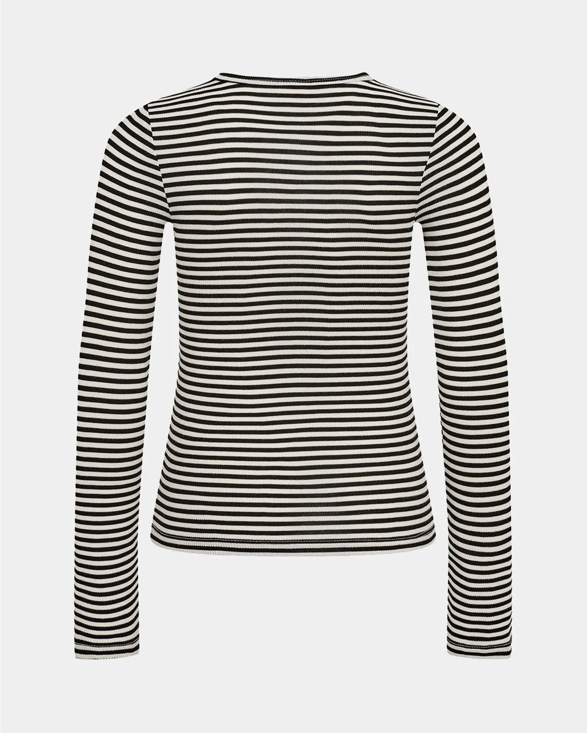 PETRICIASY T-SHIRT LONG SLEEVE - Black striped