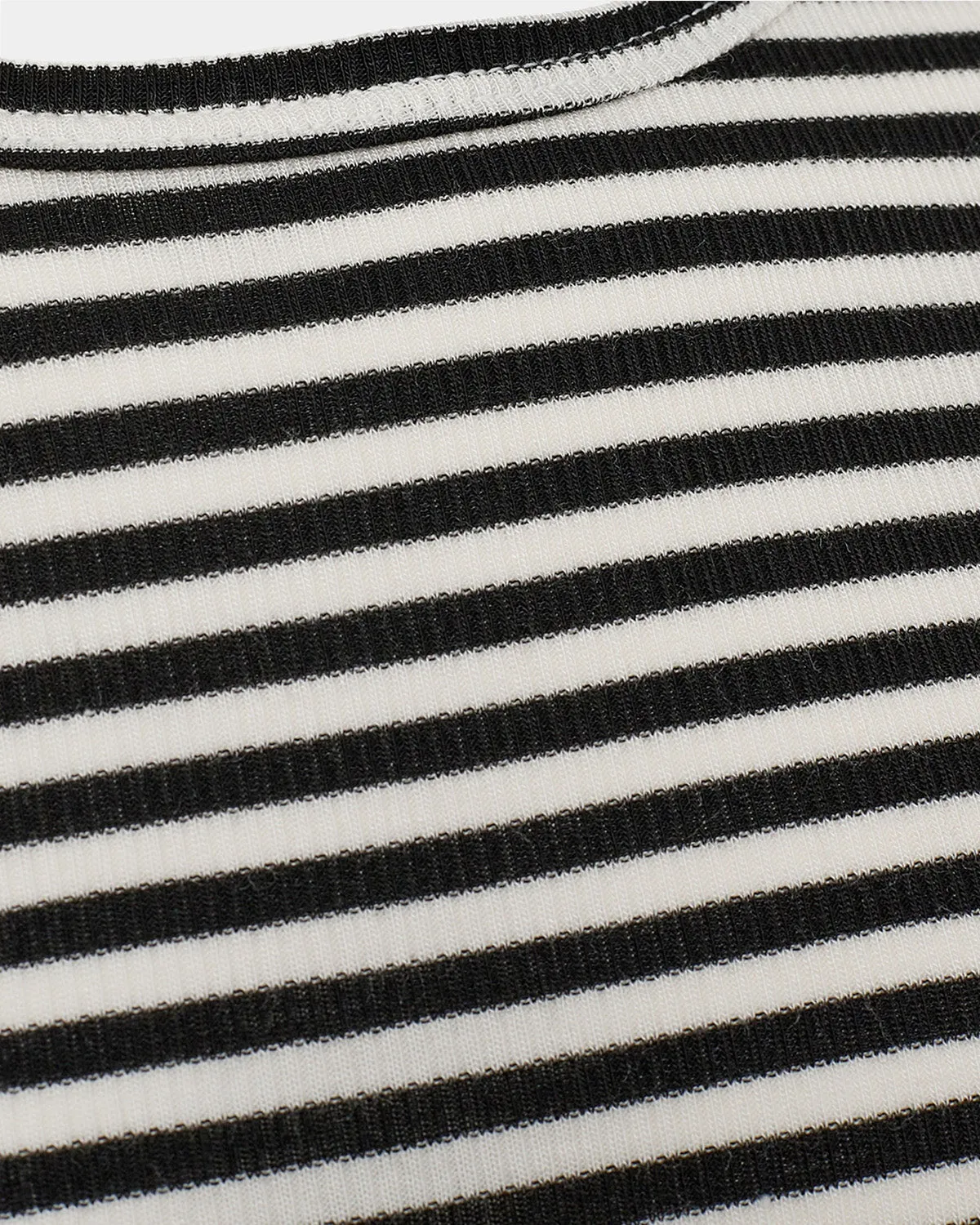 PETRICIASY T-SHIRT LONG SLEEVE - Black striped
