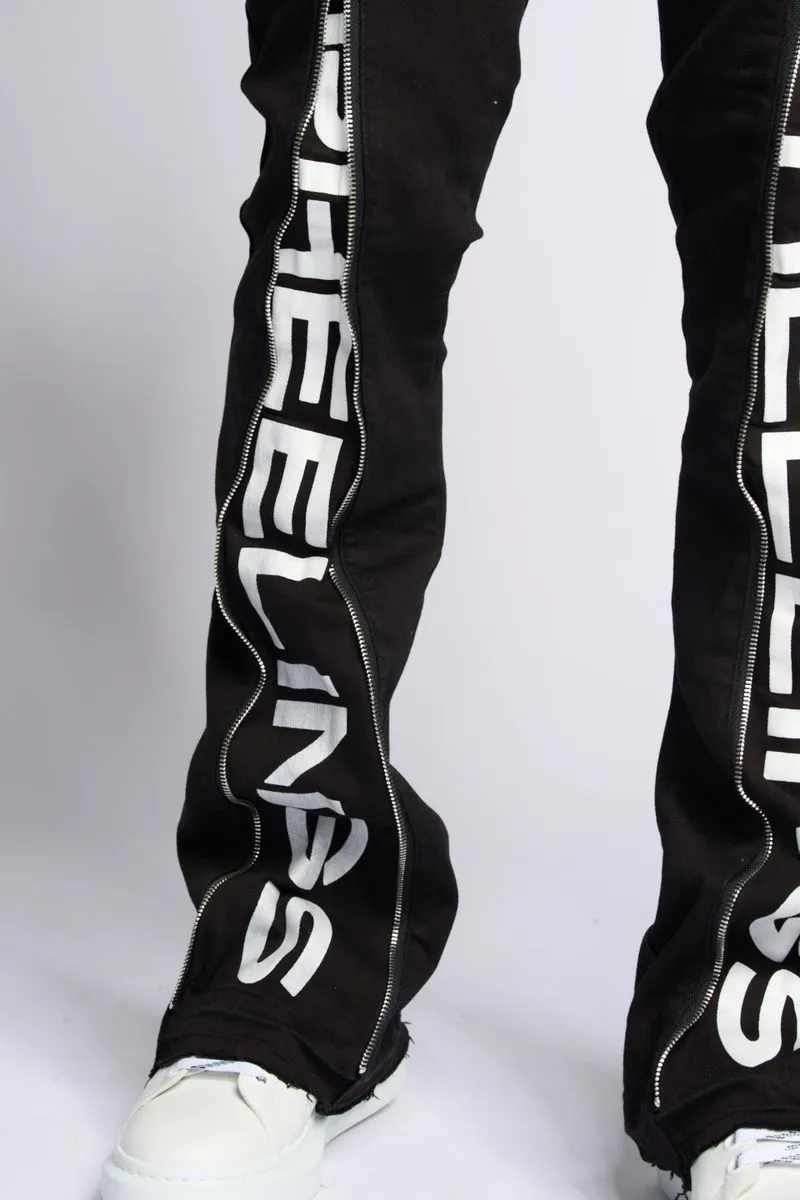 PHEELINGS WITHDRAWN STACKED DENIM (BLACK)