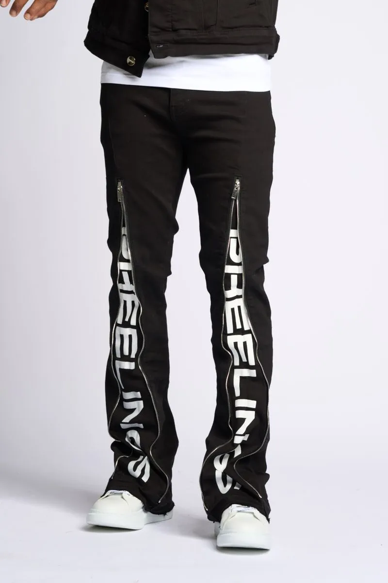 PHEELINGS WITHDRAWN STACKED DENIM (BLACK)