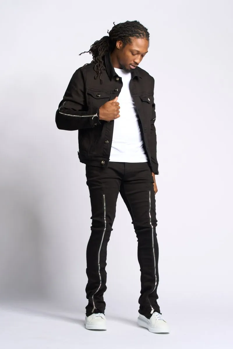 PHEELINGS WITHDRAWN STACKED DENIM (BLACK)