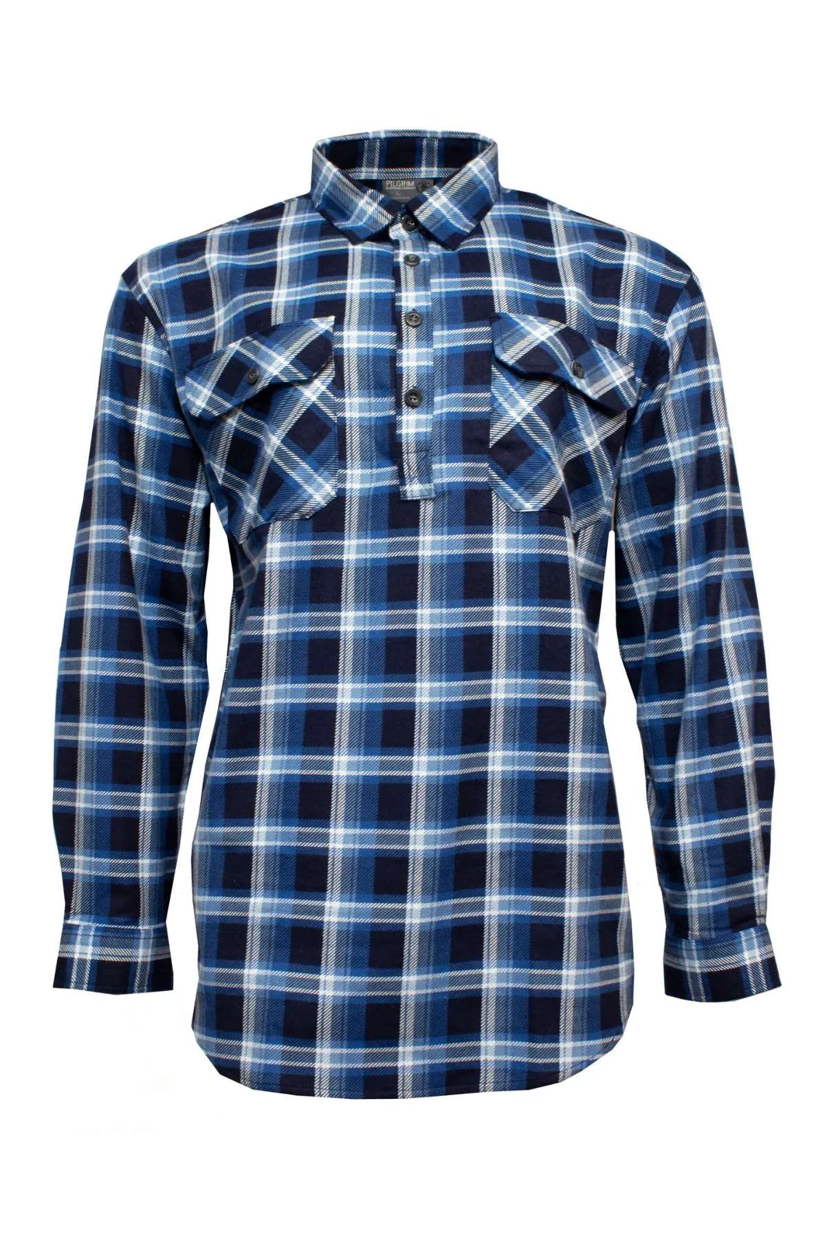 Pilgrim Closed Front Flannelette Shirt - 3XL-6XL