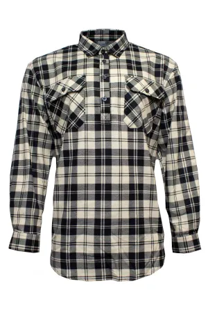 Pilgrim Closed Front Flannelette Shirt - 3XL-6XL
