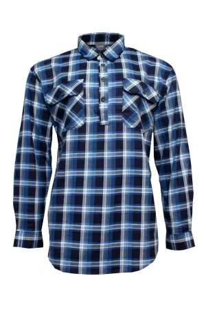 Pilgrim Closed Front Flannelette Shirt - 3XL-6XL