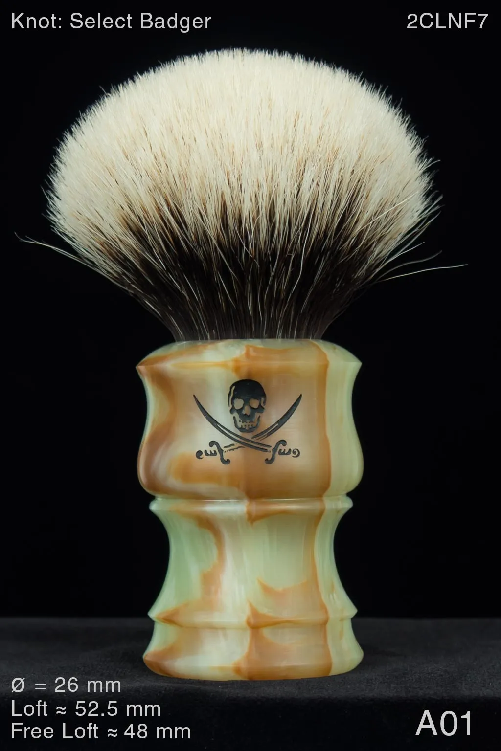Pirate 26 mm Satin Jade