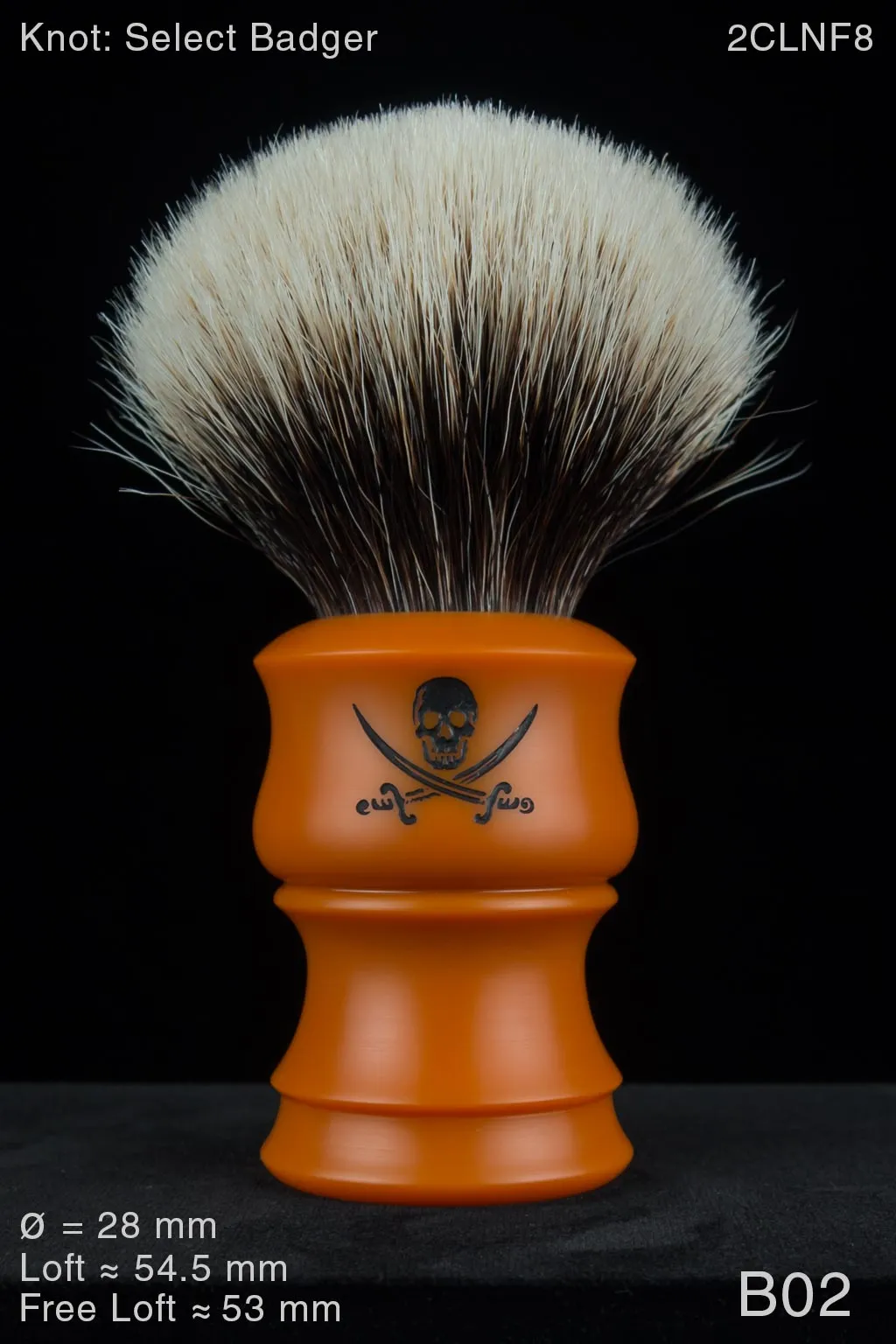 Pirate 28 mm Satin Butterscotch