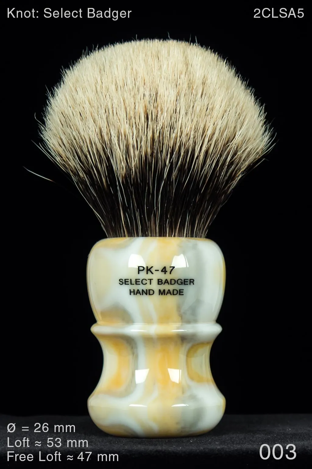 PK-47 26 mm Butterscotch Marble