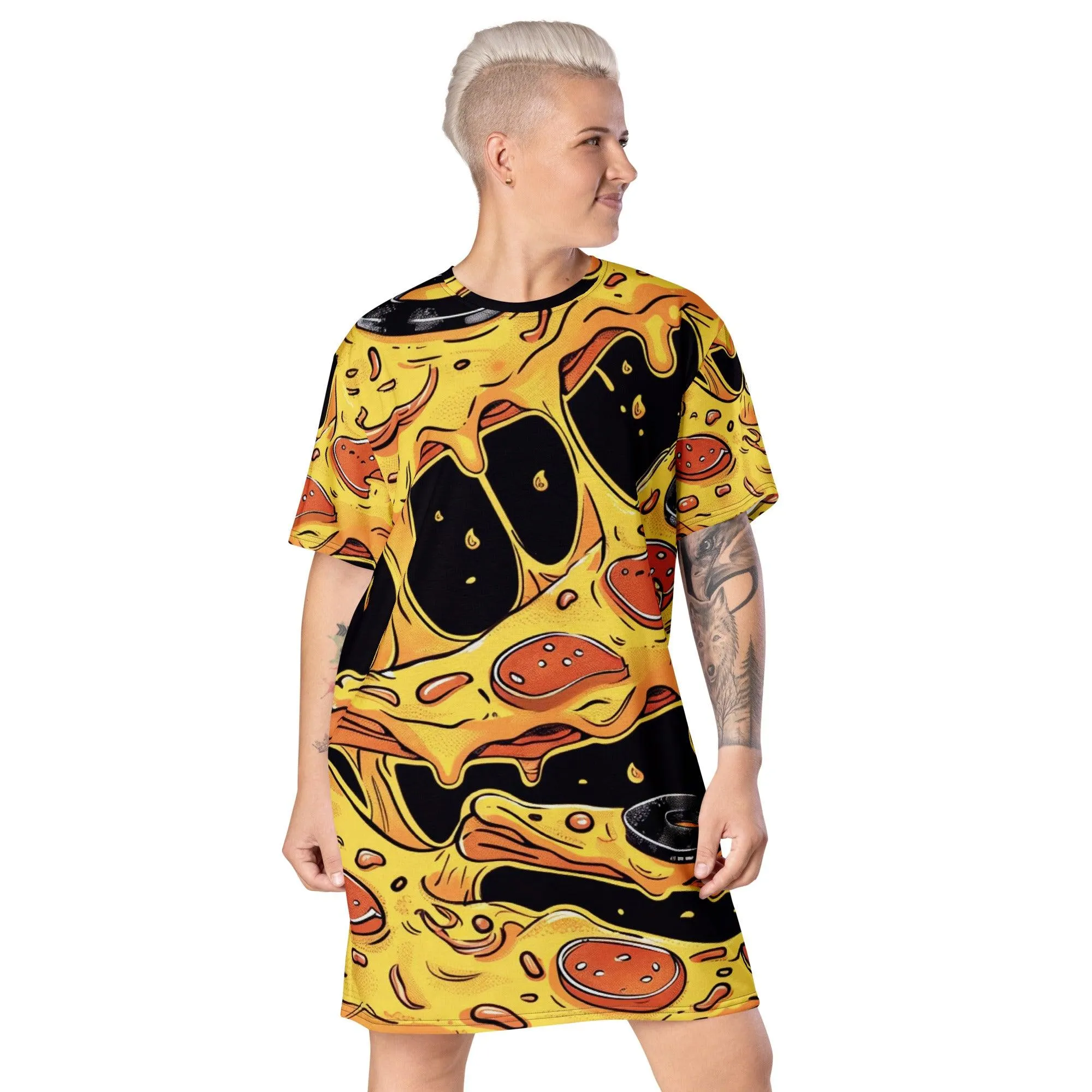 Playful Versatile T-Shirt Dress for Festivals and Raves