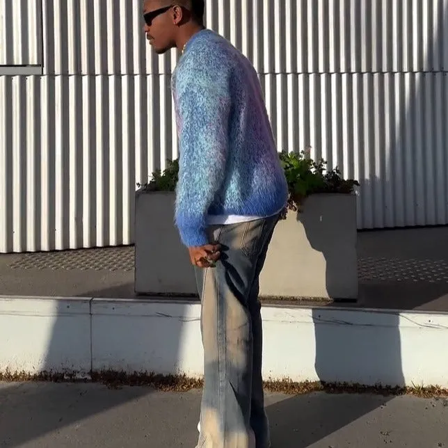 PM | Vintage Irregular Tie-dye Jeans