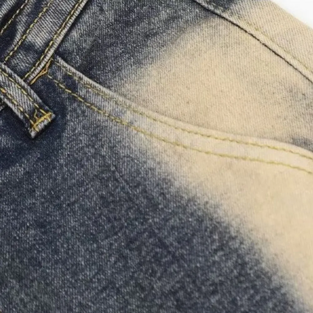 PM | Vintage Irregular Tie-dye Jeans