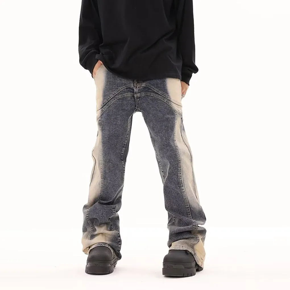 PM | Vintage Irregular Tie-dye Jeans