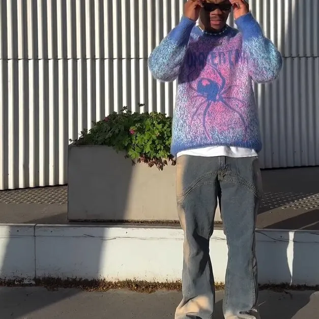 PM | Vintage Irregular Tie-dye Jeans