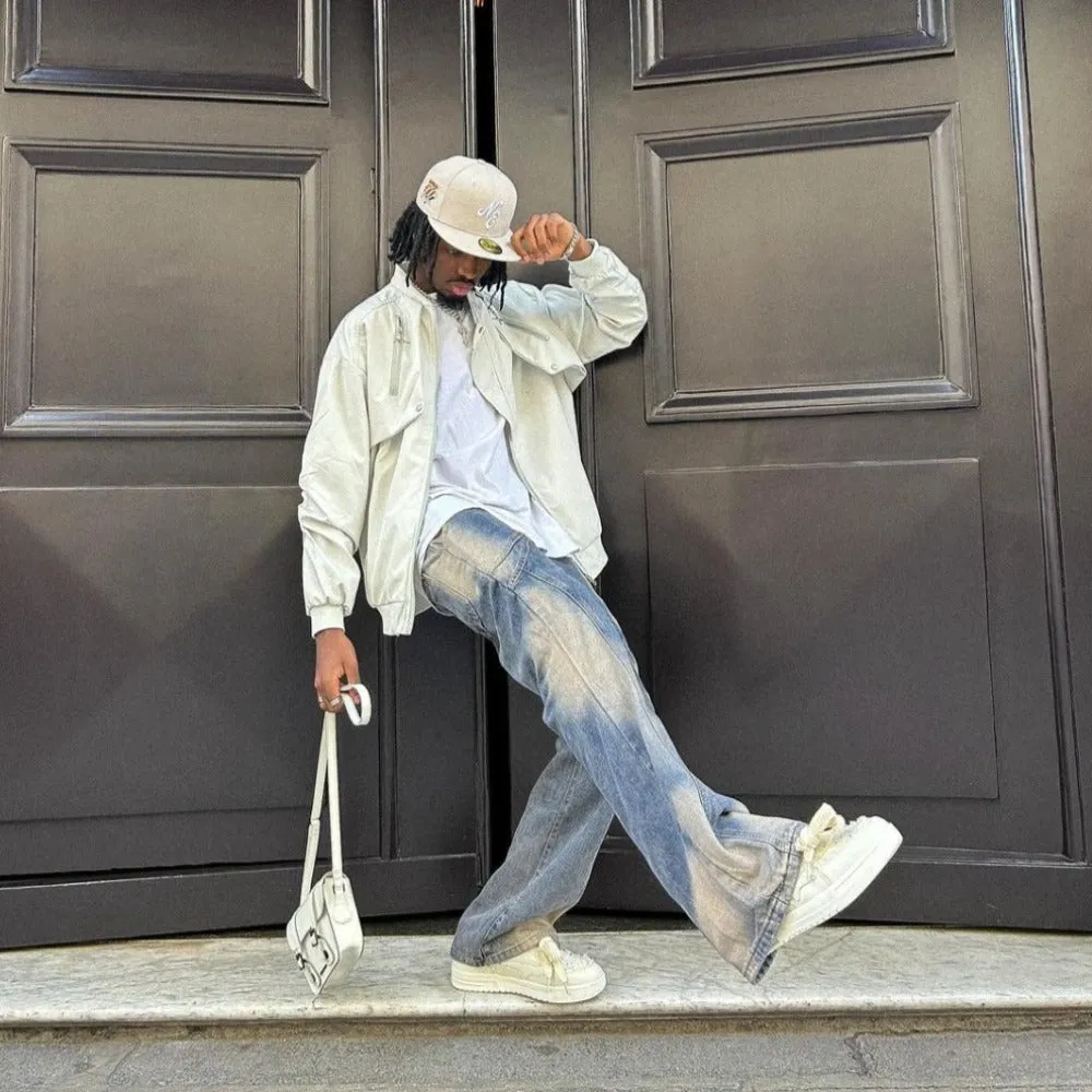 PM | Vintage Irregular Tie-dye Jeans