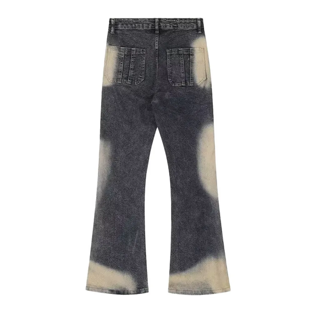 PM | Vintage Irregular Tie-dye Jeans