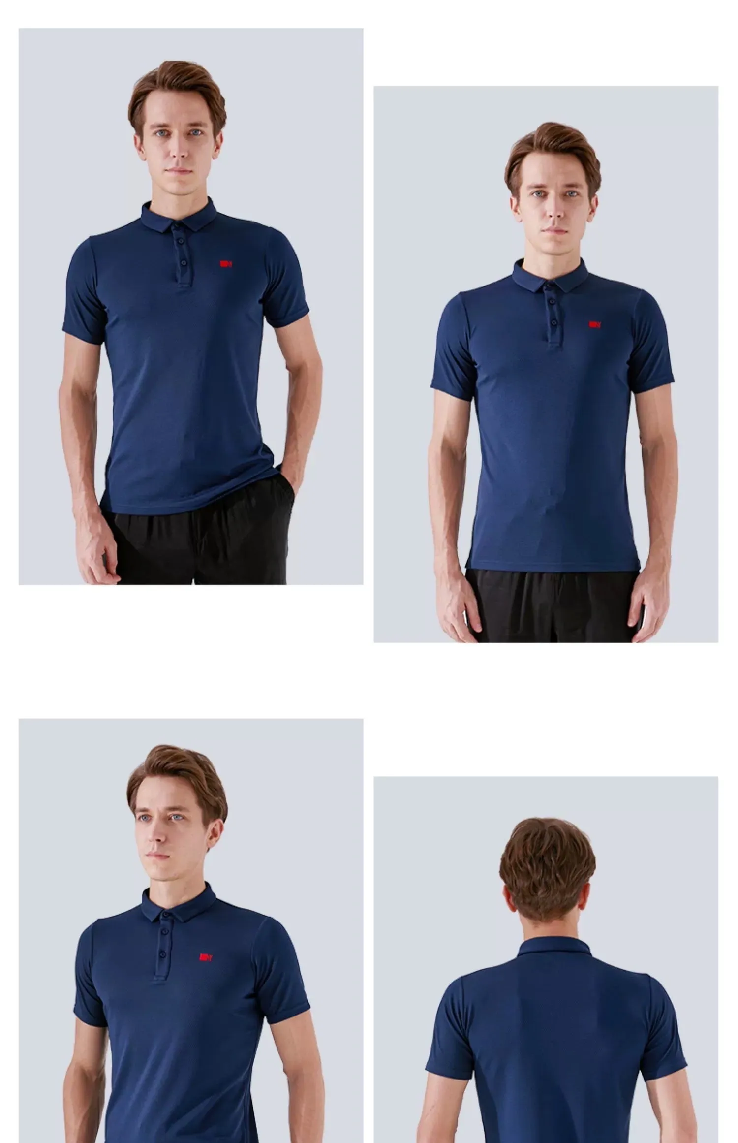 Polo Loose Navy Blue