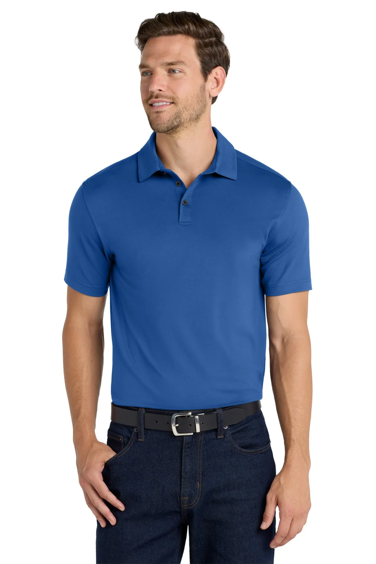 Port Authority  City Stretch PoloK682 True Blue