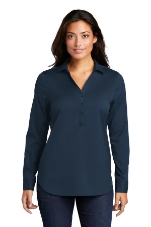 Port Authority  Ladies City Stretch Tunic LW680 River Blue Navy