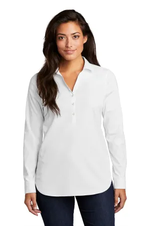 Port Authority  Ladies City Stretch Tunic LW680 White