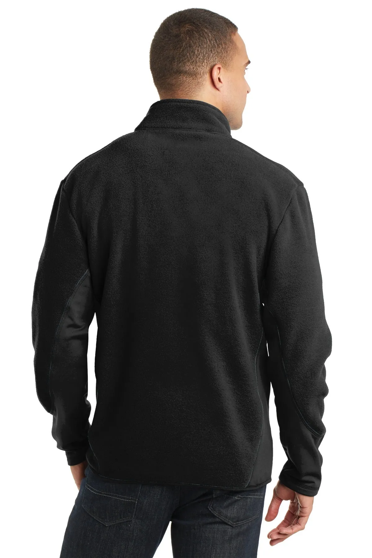 Port Authority R-Tek Pro Fleece Full-Zip Jacket. F227 Black/ Black