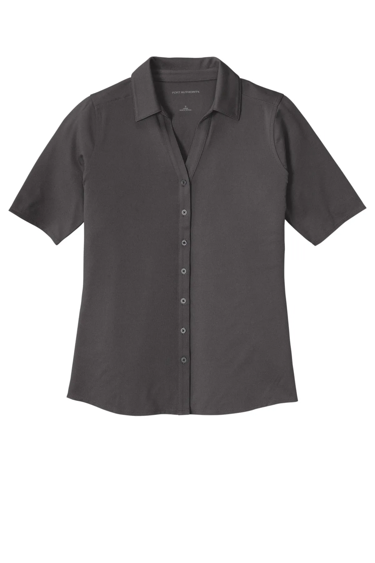 Port Authority Women's City Stretch Top. LK682 Graphite