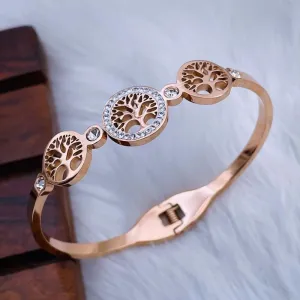 Premium Quality Stainless Steel Gold Plated Fashion Bracelet Bangle for Women