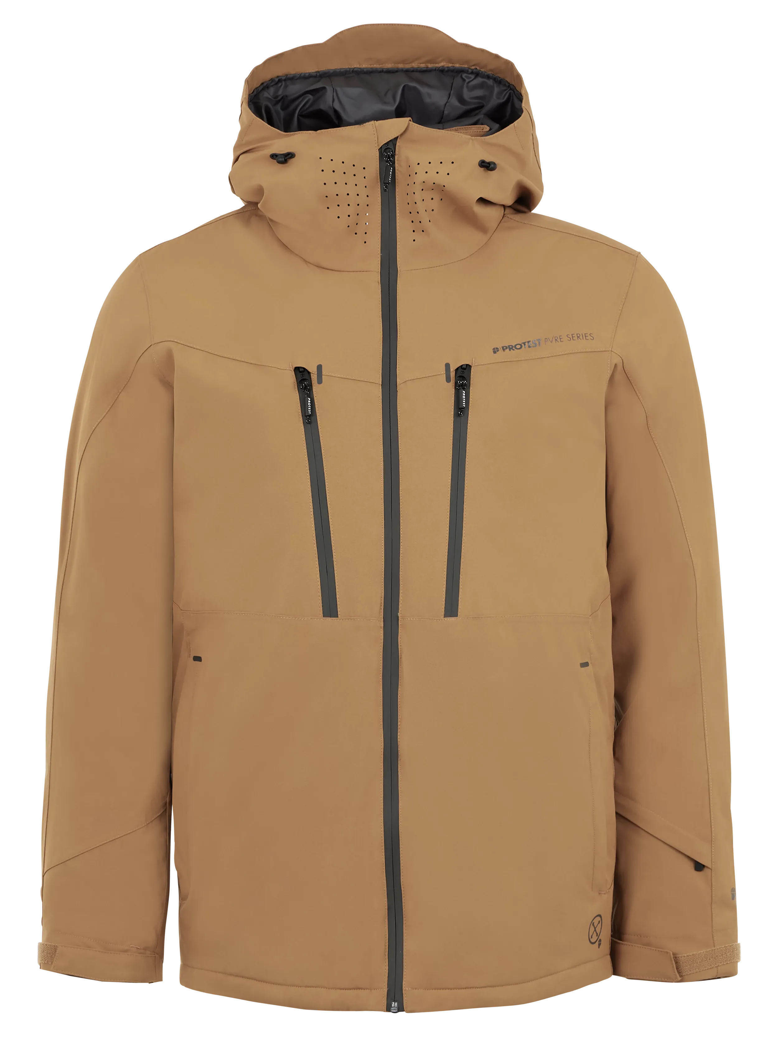 Protest Timo Jacket Mens Sandy Brown
