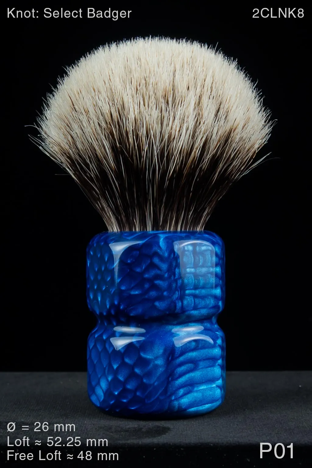 Prototype 26 mm Polished Blue Juma