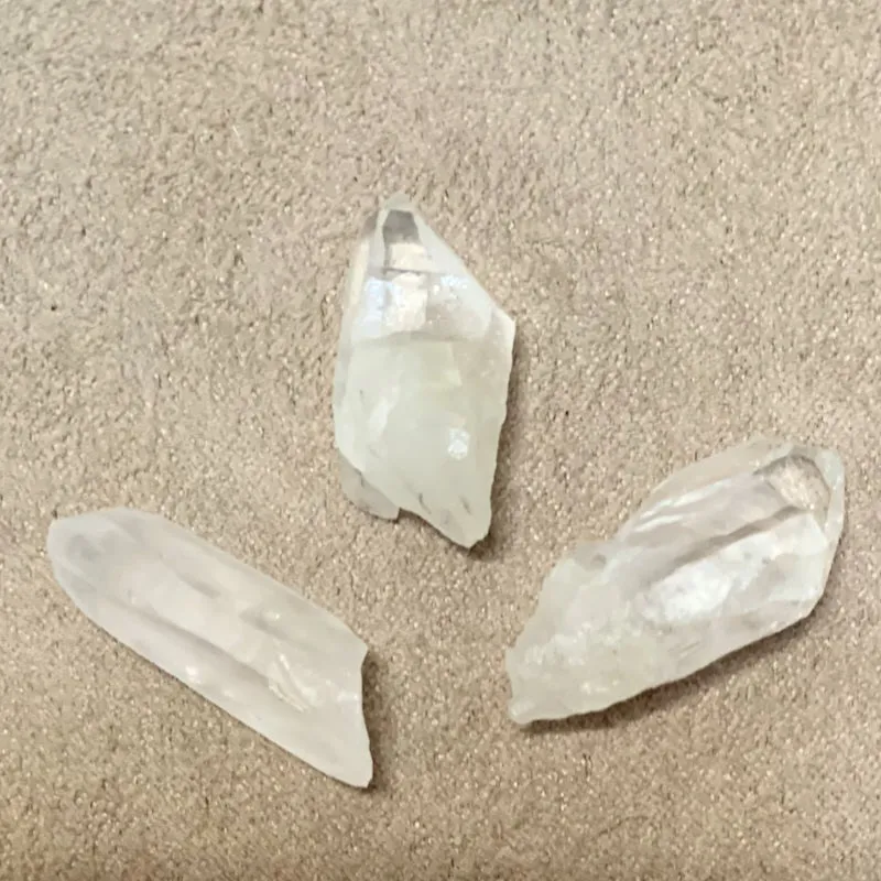 Quartz Crystals Set of 3