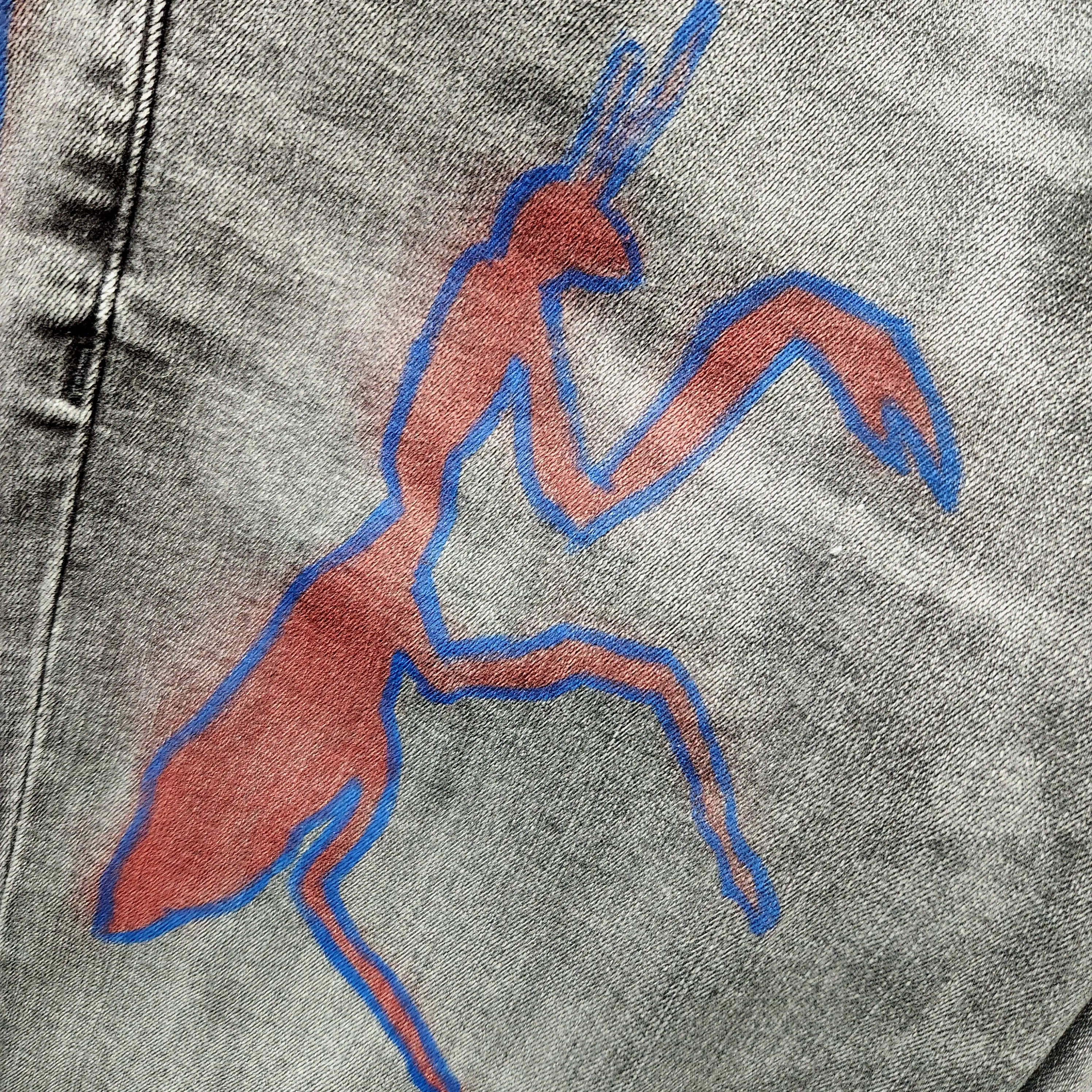 "Bloody Mantis Whip" Custom 1-of-1 Jeans